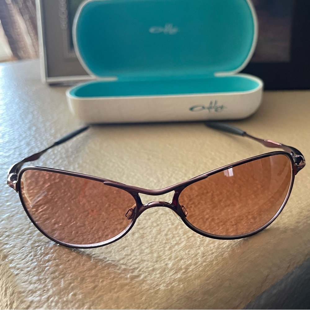 OAKLEY CROSSHAIR S Sunglasses metallic Berry/Rose Gold - New with case